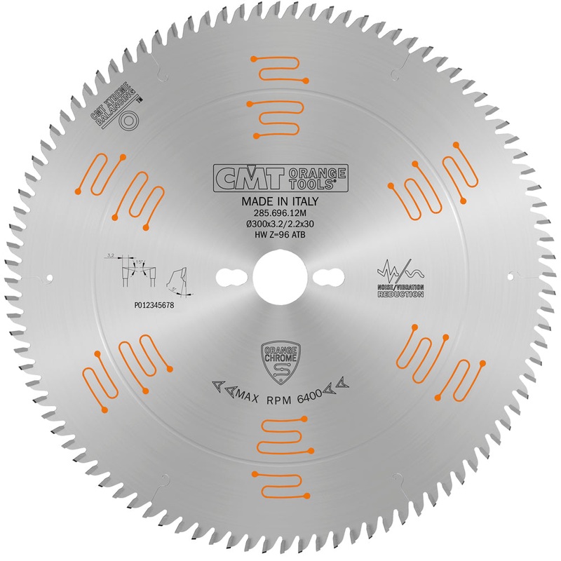 CMT Orange Tools 285.672.12 FINE FINISH 12x0.126/0.087x1  T=72 ATB