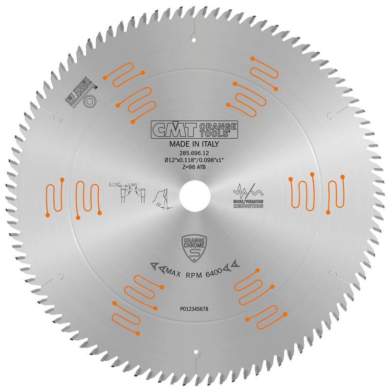 CMT Orange Tools 285.680.10 ULTRA FINISH 10x0.118/0.098x5/8  T=80 ATB
