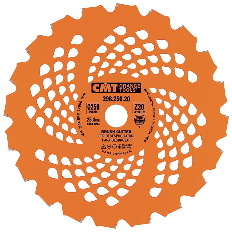 CMT Orange Tools 298.250.40 CLEARING GRASS, BUSHES, SMALL TREES 10x1 (+20mm)  T=40 ATB