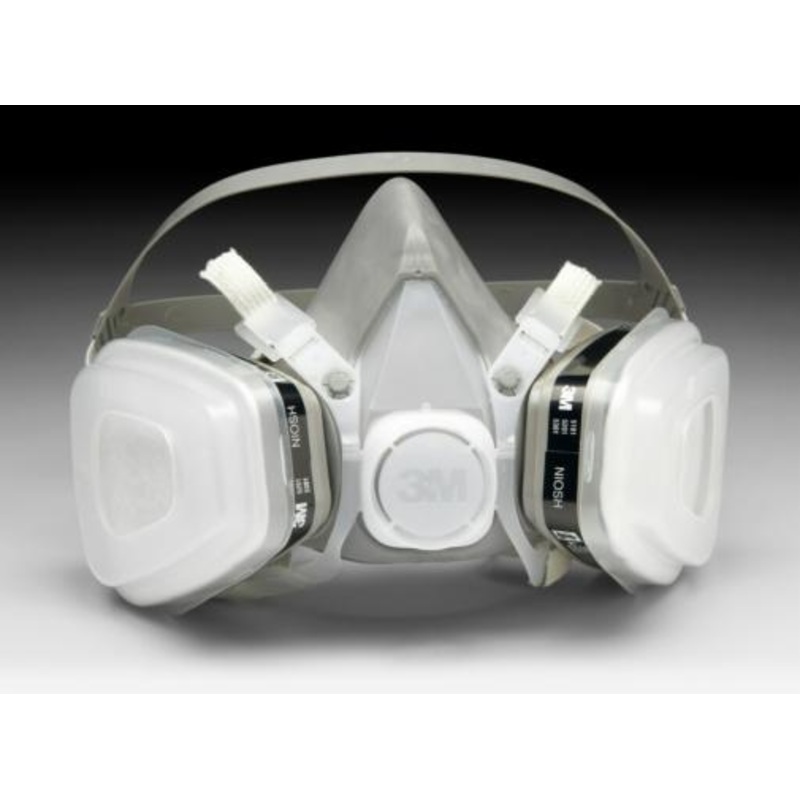 3M Half Facepiece Disposable Respirator Assembly, Organic Vapor/P95 Respiratory Protection