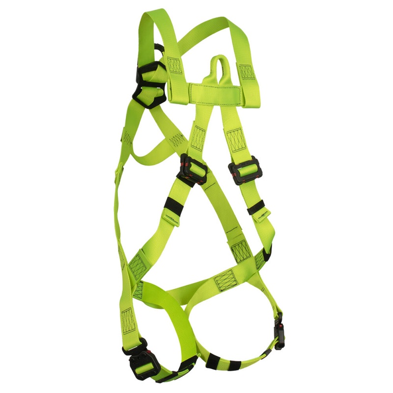 Arc Flash Full Body Harness: DE 1D, Soft Sternal Loop, DE MB Torso, DE QC Legs S/M
