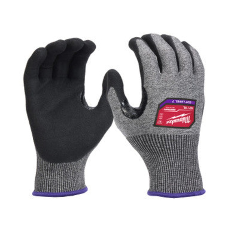 X-Large High Dexterity Cut 7 Resistant Polyurethane Dipped Outdoor & Work Gloves (12 pack)