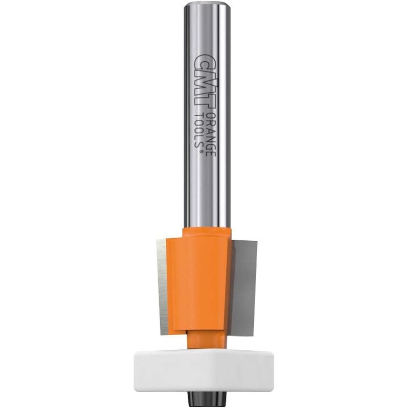 CMT 807.128.11 3-in-I Flush Trim Bit for MDF & Laminates, 1/4-Inch Shank, 1/2-Inch Cutting Length