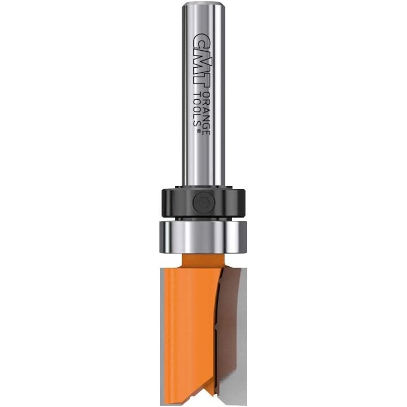 CMT 811.127.11B Pattern Bit with Bearing, 1/4-Inch Shank,1/2-Inch Diameter, Carbide-Tipped