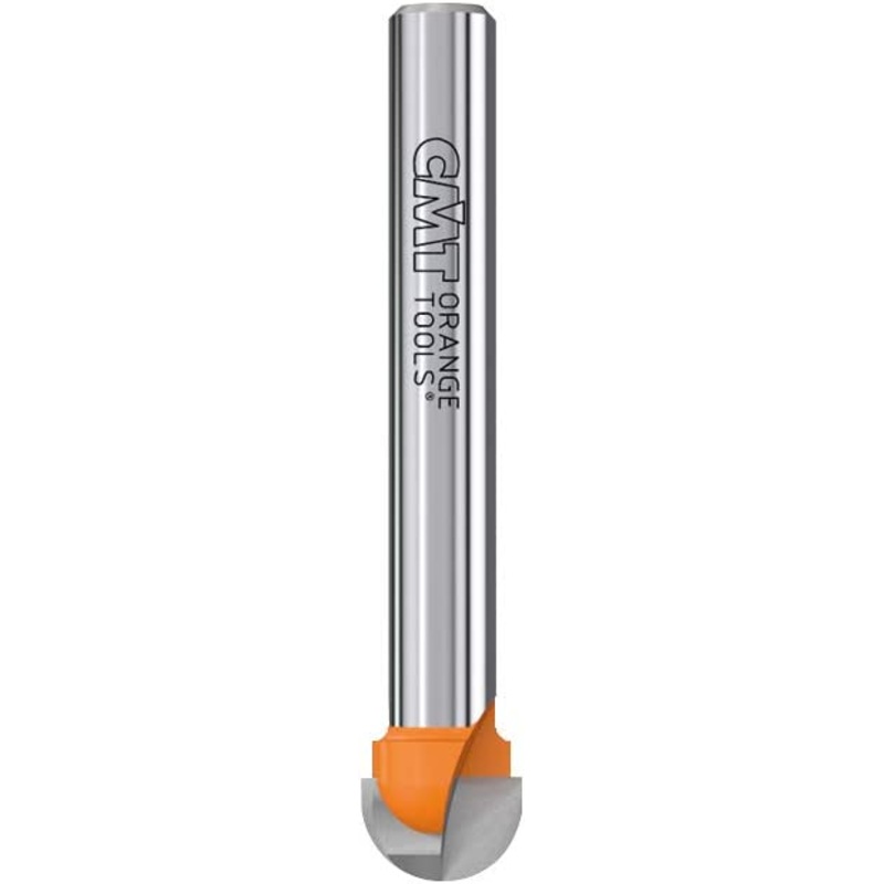 CMT 814.095.11 Round Nose Bit, 1/4-Inch Shank, 3/16-Inch Radius, Carbide-Tipped