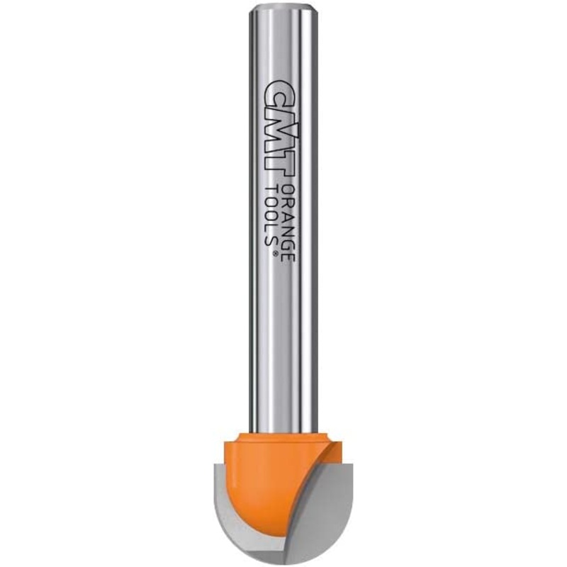 CMT 814.127.11 Round Nose Bit, 1/4-Inch Shank, 1/4-Inch Radius, Carbide-Tipped