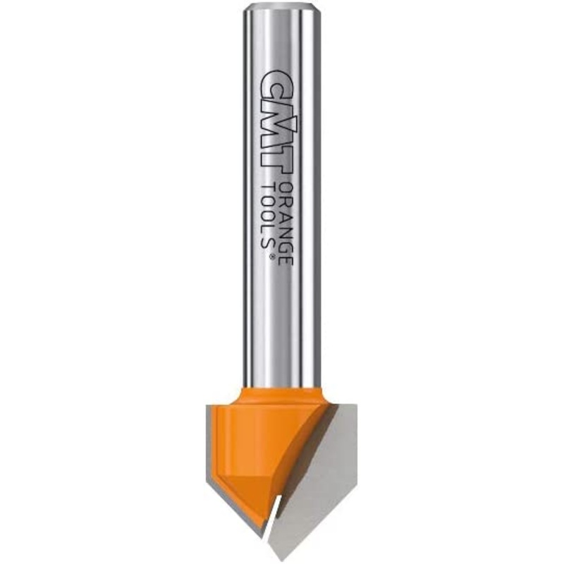 CMT 815.127.11 V-Grooving Bit, 1/4-Inch Shank, 1/2-Inch Diameter, Carbide-Tipped