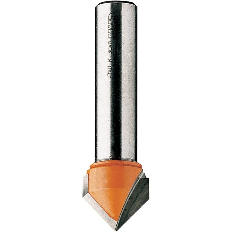 CMT 815.880.11 V-Grooving Bit with 90-Degree Cutting Angle, 1/2-Inch Shank