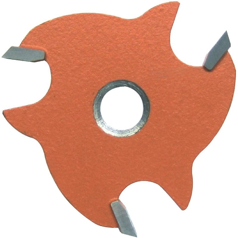 CMT 823.332.11 3-Wing Slot Cutter with 45-Degree Bore, 1/8-Inch Cutting Length and 5/16-Inch Bore