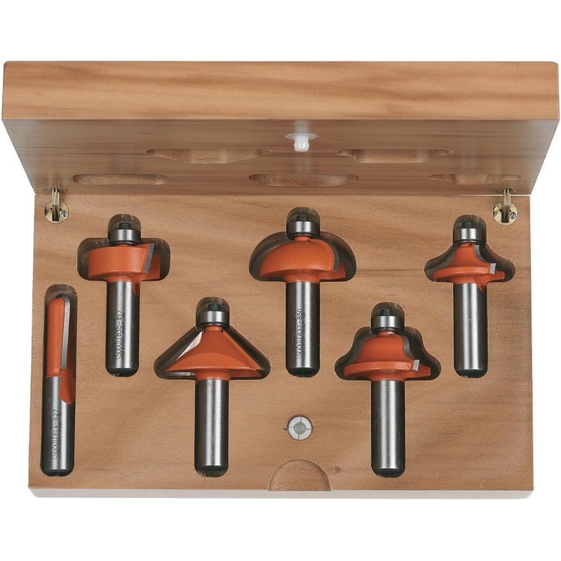 CMT Orange Tool 800.504.11 6-PIECE ROUTER BIT SET