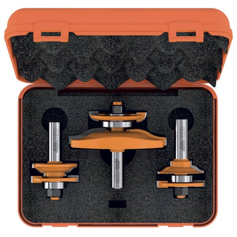 CMT Orange Tool 800.521.11 3-PIECE OGEE RAISED PANEL SET