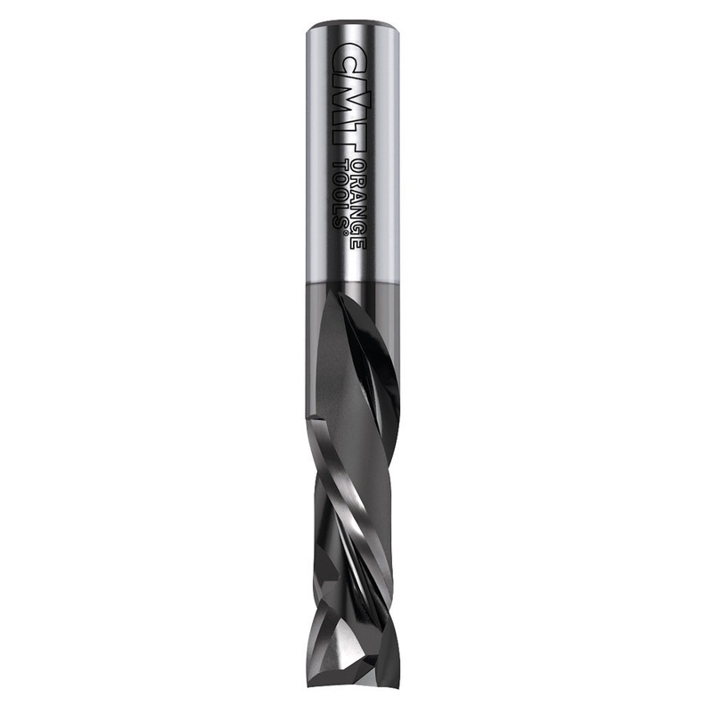 CMT Orange Tools 190.507.41 SOLID CARBIDE UP&DOWNCUT BIT 1/2x1-3/8x3-1/2 S=1/2  RH DLCS