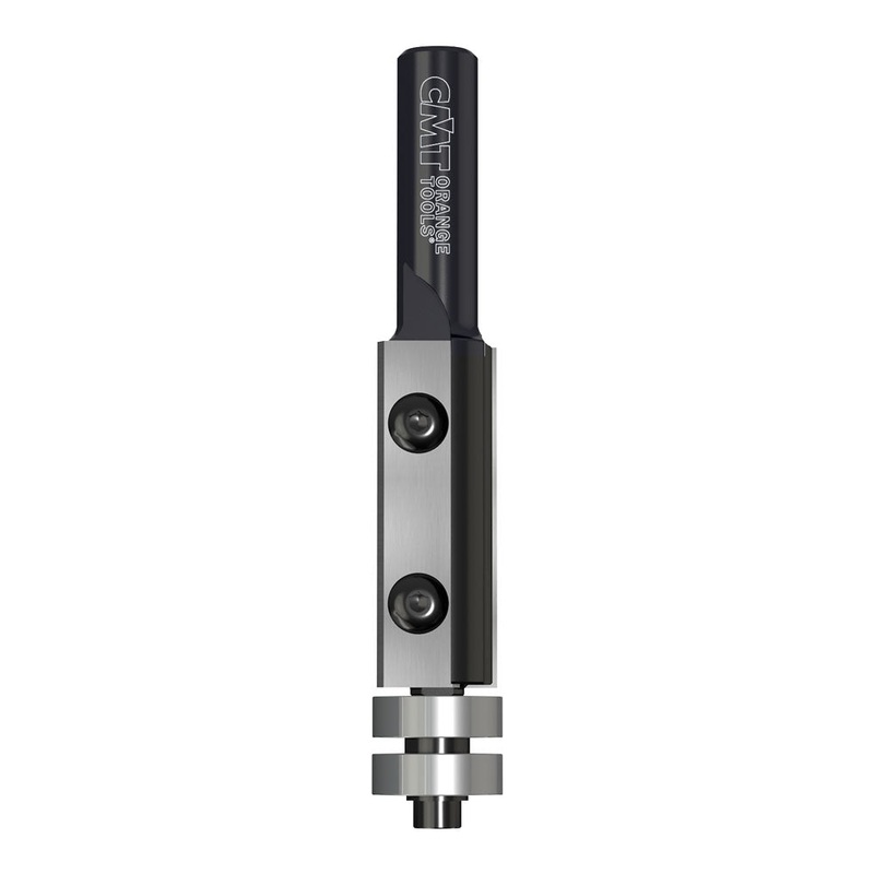 CMT Orange Tools 657.992.11 FLUSH TRIM BITS WITH INSERT KNIVES D=3/4x1-31/32  S=1/2