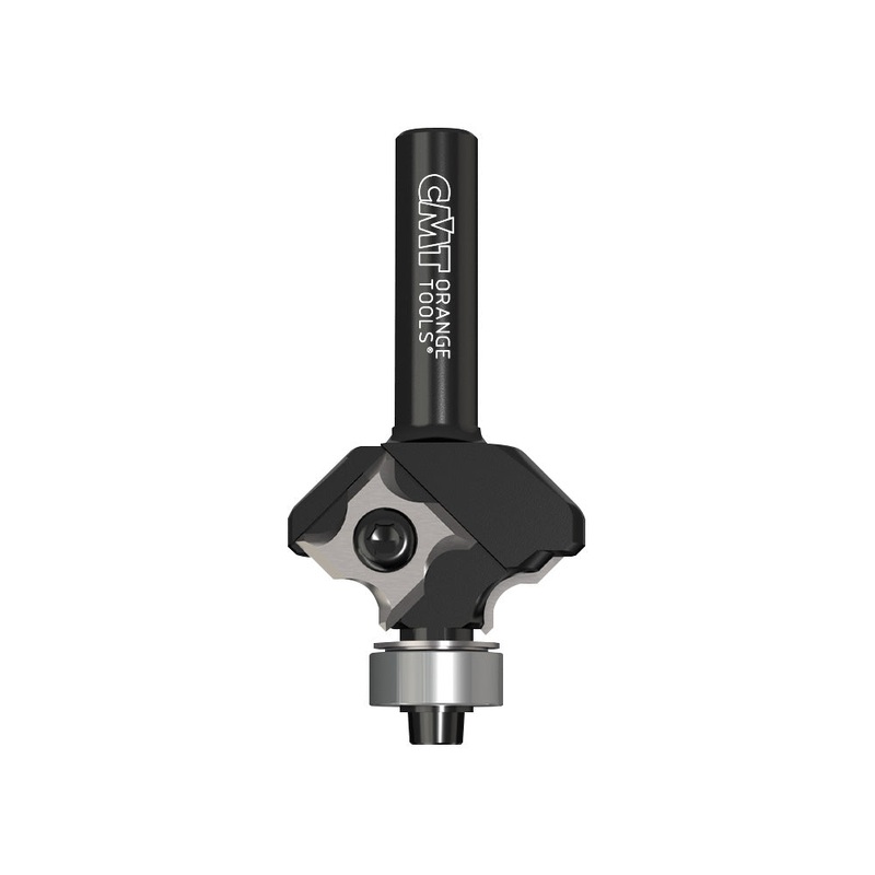 CMT Orange Tools 661.031.41 ROUNDOVER BITS WITH INSERT KNIVES D=1/2x1/8 (R=1/8)  S=1/4