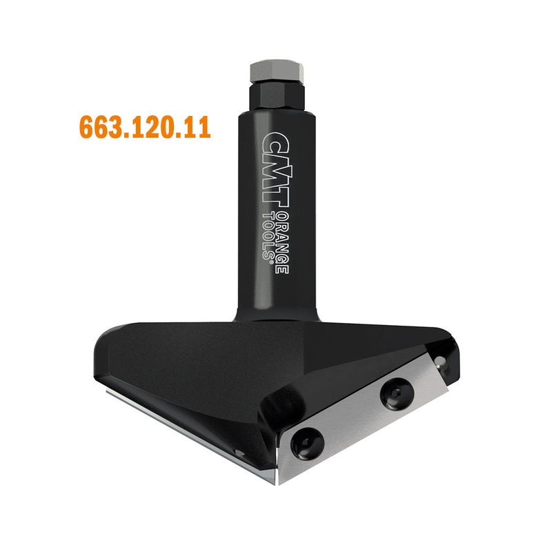 CMT Orange Tools 663.103.11 V-GROOVE & FOLDING CNC BIT D=1-3/8 (45)  S=20mm
