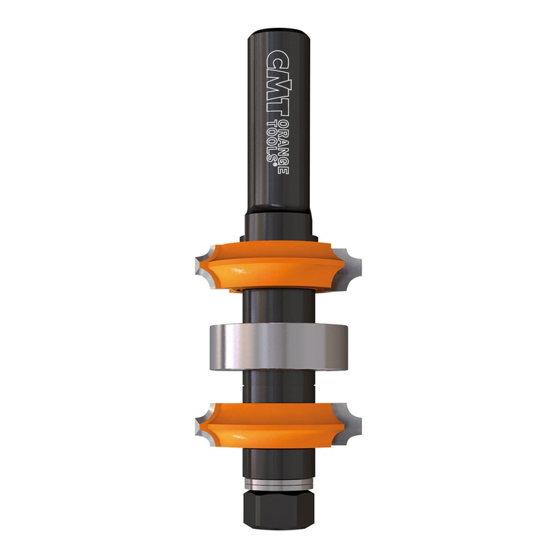 CMT Orange Tools 800.622.11 ADJUSTABLE DOUBLE ROUNDOVER ROUTER BITS D=1-11/32  S=1/2