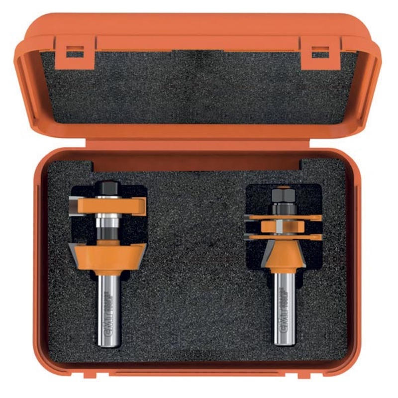 CMT Orange Tools 800.624.11 ADJUSTABLE SHAKER ROUTER BIT SETS D=1-5/8  S=1/2 (2-PCS.)