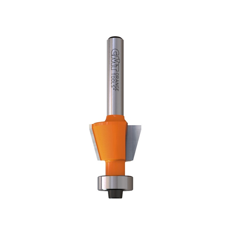 CMT Orange Tools 809.016.11 NON-BLOCKING COMBINATION TRIMMER BIT D=47/64x7/16  A=15  S=1/4