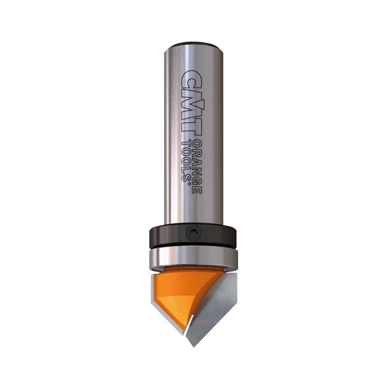 CMT Orange Tools 815.690.11B V-GROOVING BITS 90 WITH BEARING D=3/4x5/8   S=1/4