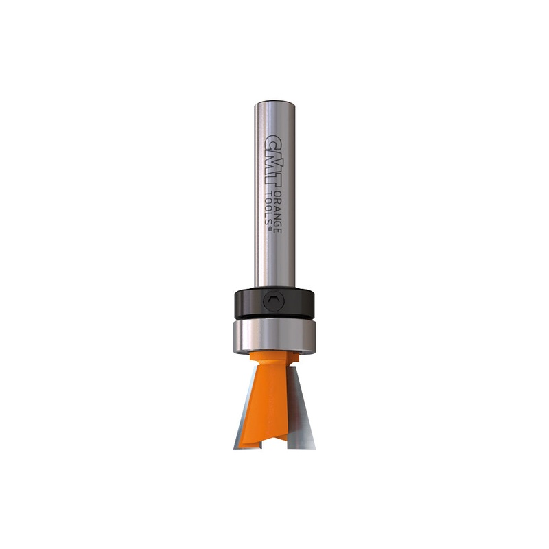 CMT Orange Tools 818.128.11B DOVETAIL BITS WITH BEARING D=1/2  A=14  S=1/4