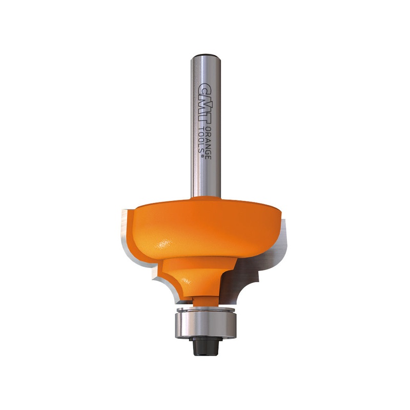 CMT Orange Tools 844.287.11 CLASSICAL OGEE BIT WITH BEARING D=1-1/8x1/2  R=5/32   S=1/4