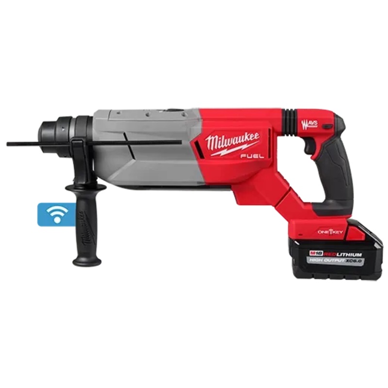 M18 FUEL 1-1/4" SDS PLUS D-HANDLE ROTARY HAMMER KIT W/ONE KEY