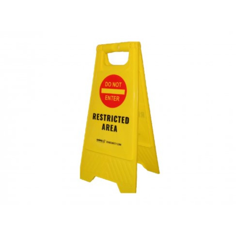 Do Not Enter Floor Sign