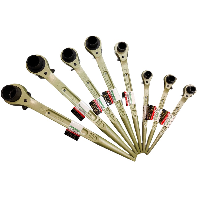 MCC Double Socket Scaffold Ratchet Wrench - Japan | Model: MCC-RW-