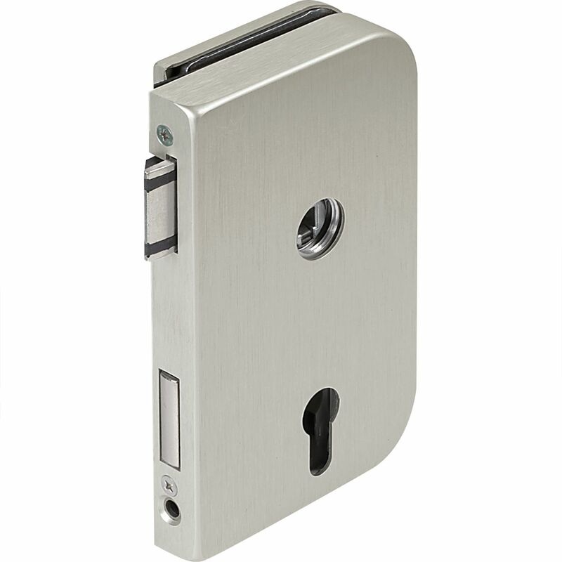 DORMA-GLAS cerradura para puerta de cristal OFFICE Junior metal ligero acero inoxidable anodizado (3000254482)