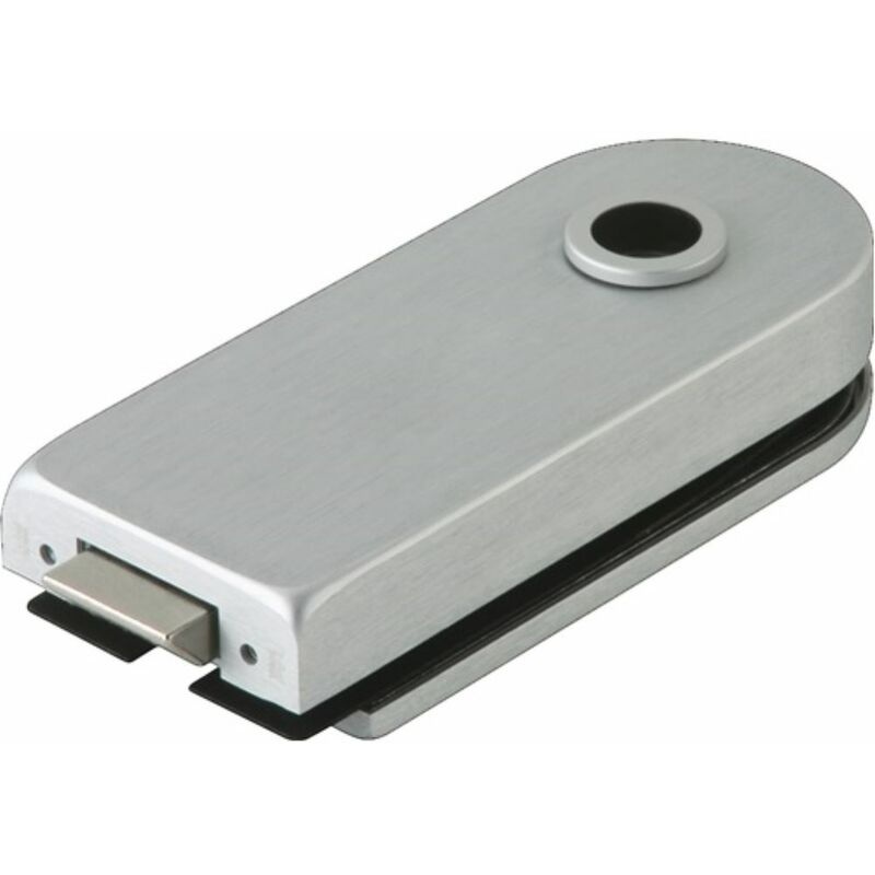 DORMA-GLAS cerradura para puerta de cristal STUDIO Rondo metal claro anodizado plata (3000254469)