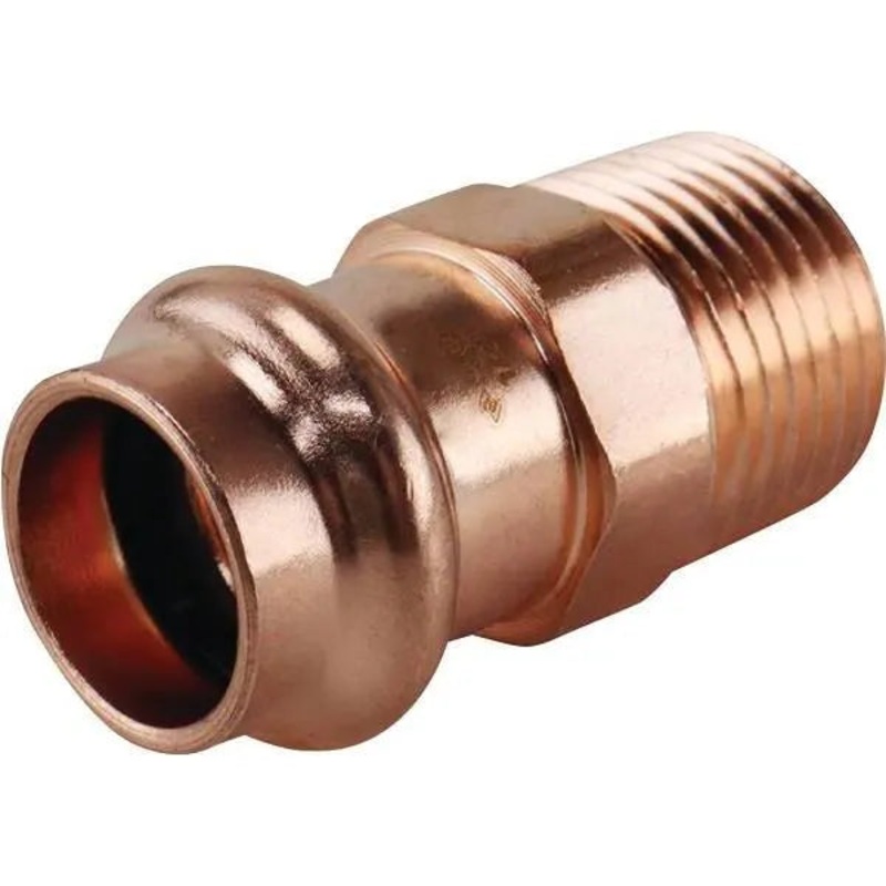 1/2 in. x 1/2 in. Copper Press x MPT Male Adapter