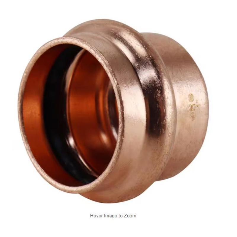 1 in. Copper Press Tube Cap