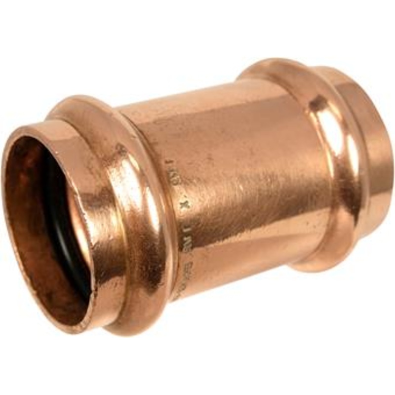 1 in. x 1 in. Copper Press x Press Repair Coupling with No Stop