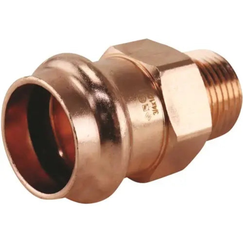 3/4 in. x 1/2 in. Copper Press x MPT Male Adapter