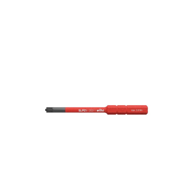 Cuchilla intercambiable WIHA SlimBit electric Plus / Menos ranura / PZD 1 x 75 mm (4000793022)