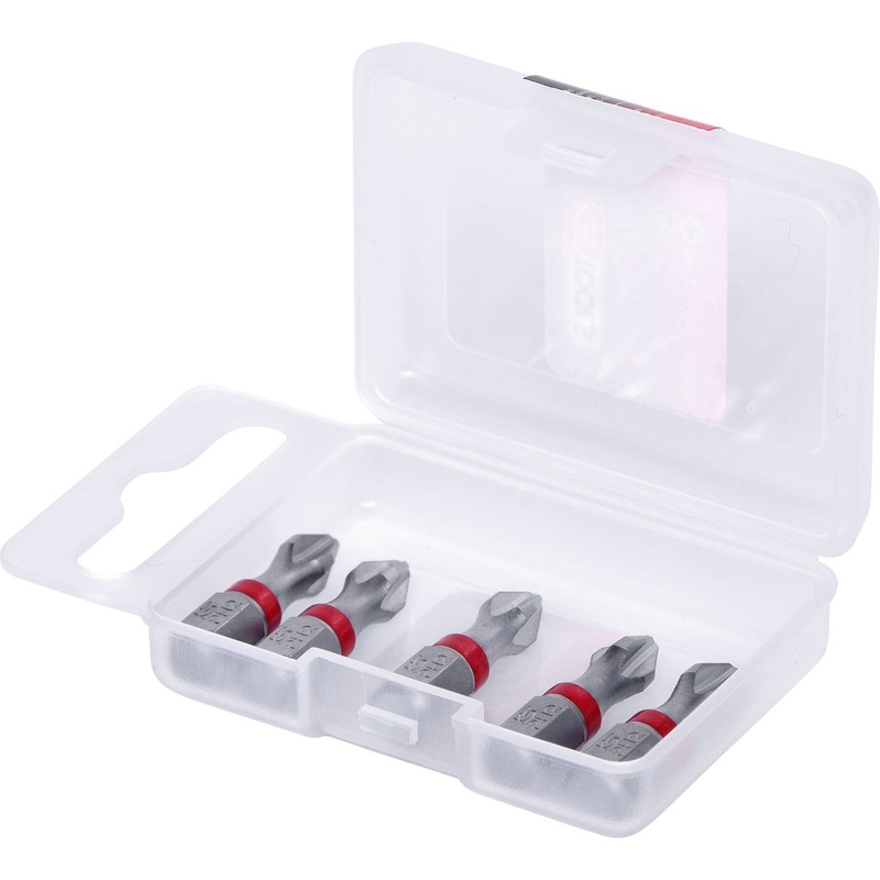 KS TOOLS 1/4" TORSIONpunta power, 25mm, PH2, paquete de 5 ( 918.3111 )