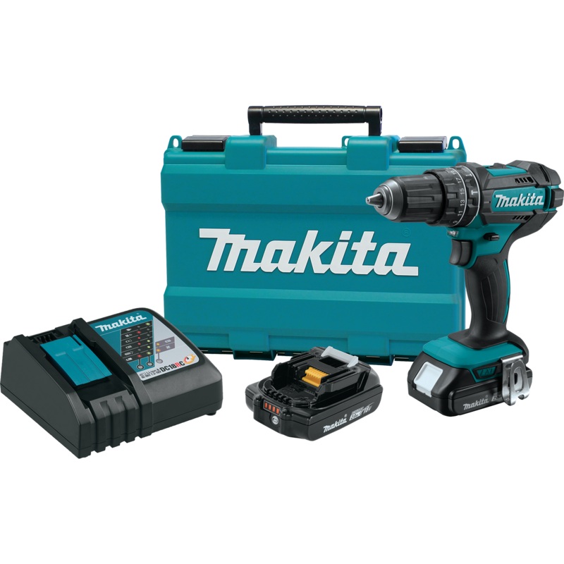 18V COMPACT 1/2" HAMMER DRIVERDRILL KIT