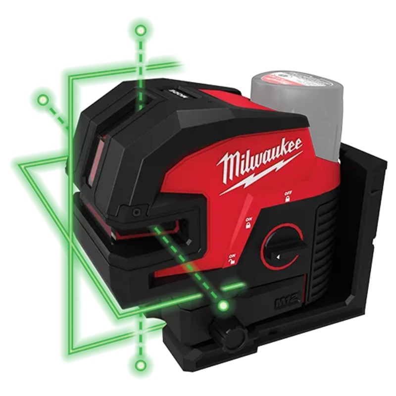 M12 Green Laser  Cross Line & 4-Points