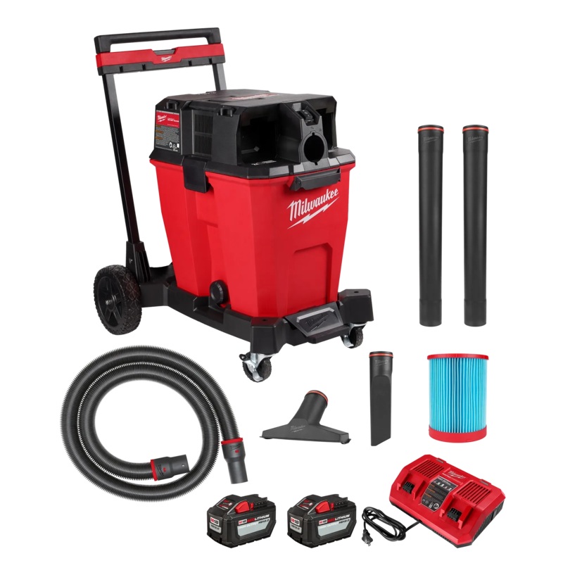 M18 FUEL 12 Gallon Dual-Battery Wet/Dry Vacuum Kit