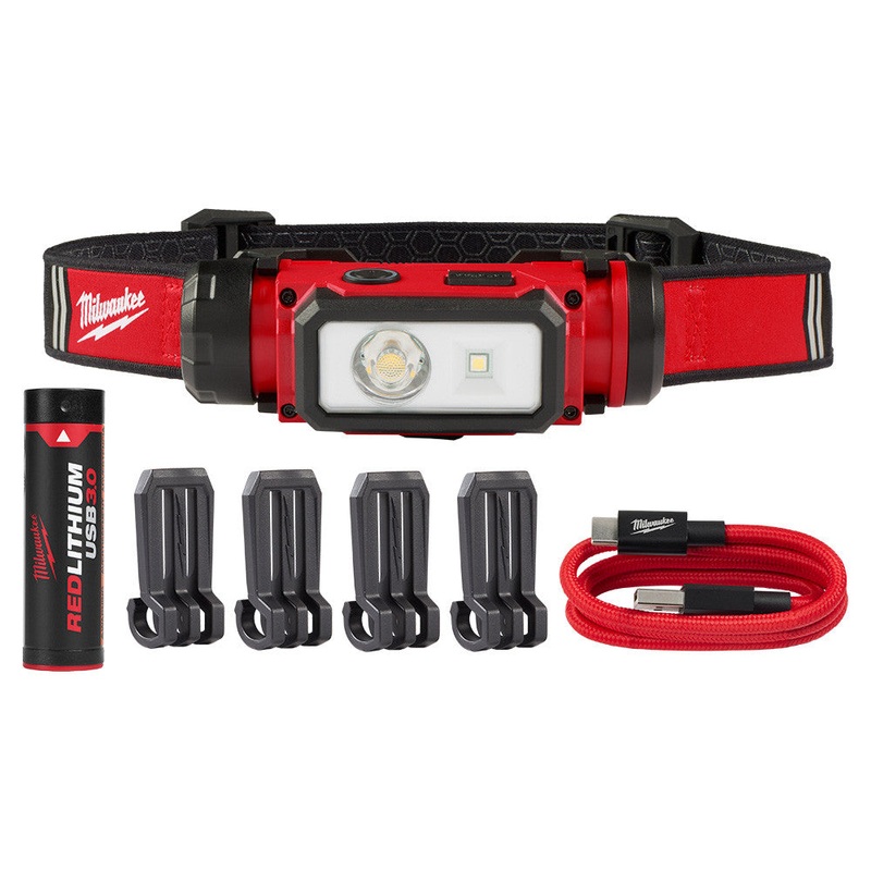 REDLTHIUM USB Hard Hat Headlamp