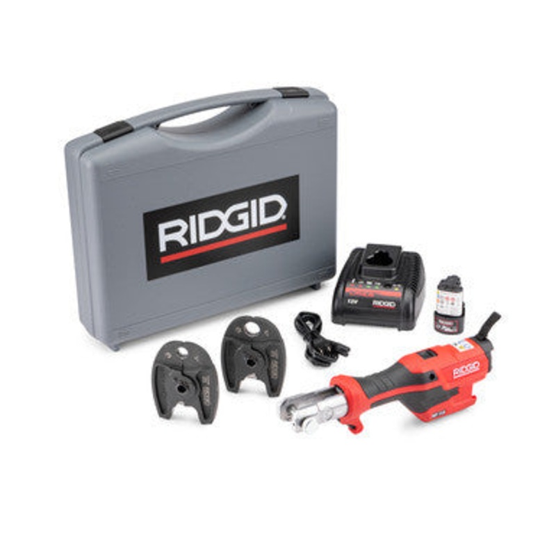 RIDGID RP 115 Battery Kit with PureFlow (PEX) Jaws (1/2  3/4)