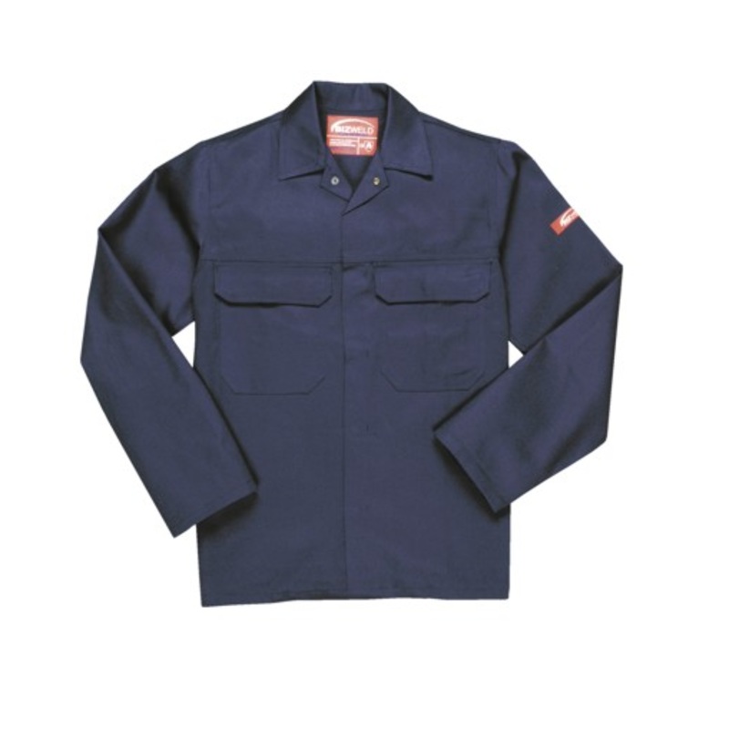 Bizweld 2 Navy Proban Jackets Size 36-38 Small [9347]