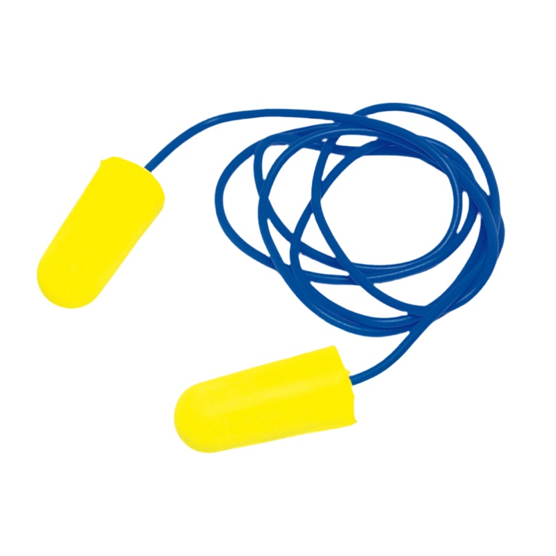 Ear Plugs With Cord Yellow [2975]