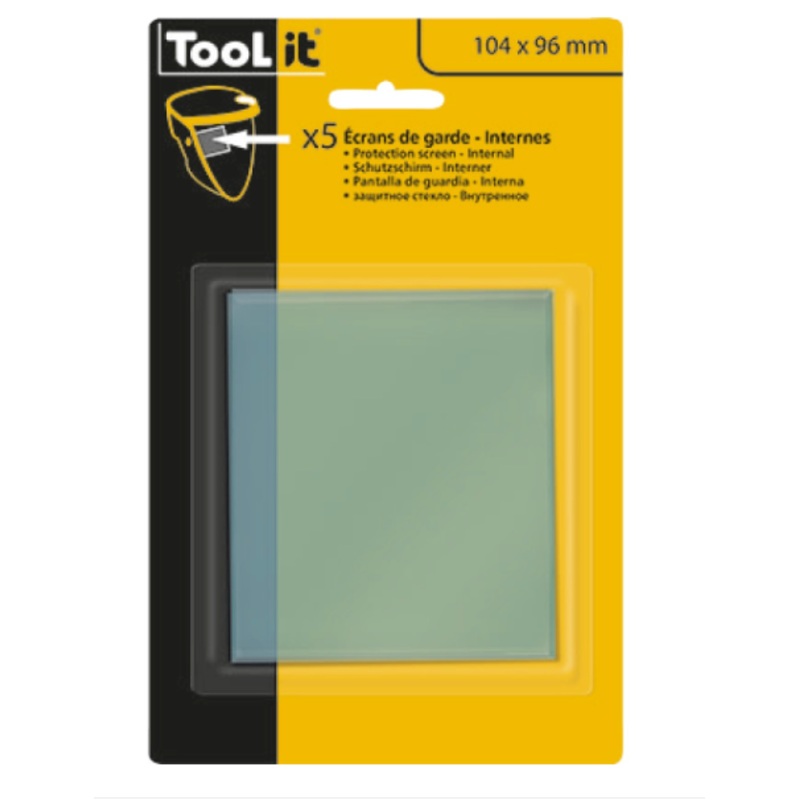 GYS 043596 Inner Cover Lens Clear Polycarbonate 104 x 96mm (Pkt 5) (427071) [0637]