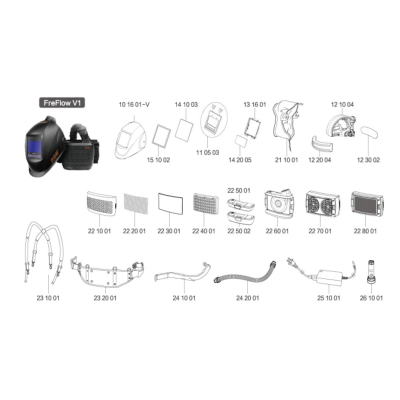 Tecmen 22 20 01 Spark Protection (Pkt 10) (V1SSTM300) [7828]