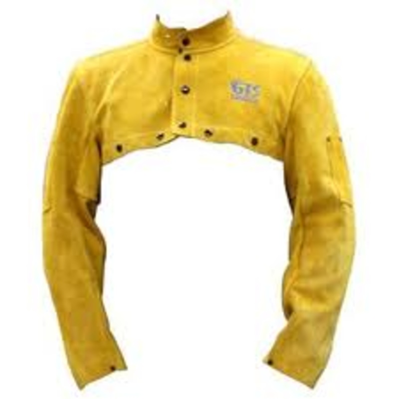 Welders Cape Leather C/w Sleeves X-Large Bolero Jacket [1640]