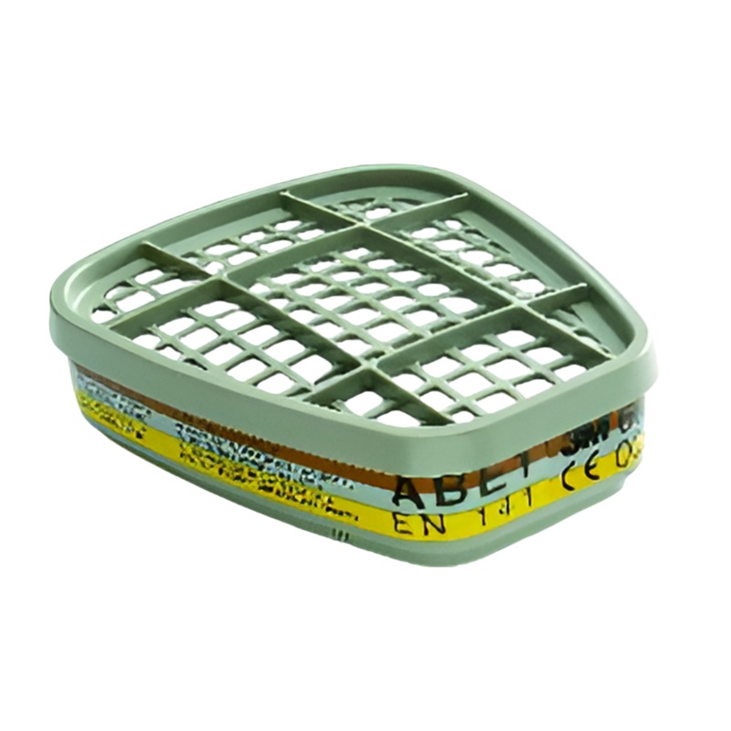 3M 6055 Full/Half Face Mask Filter Canister A2 ( Box Containing 8 Canisters) [1666]