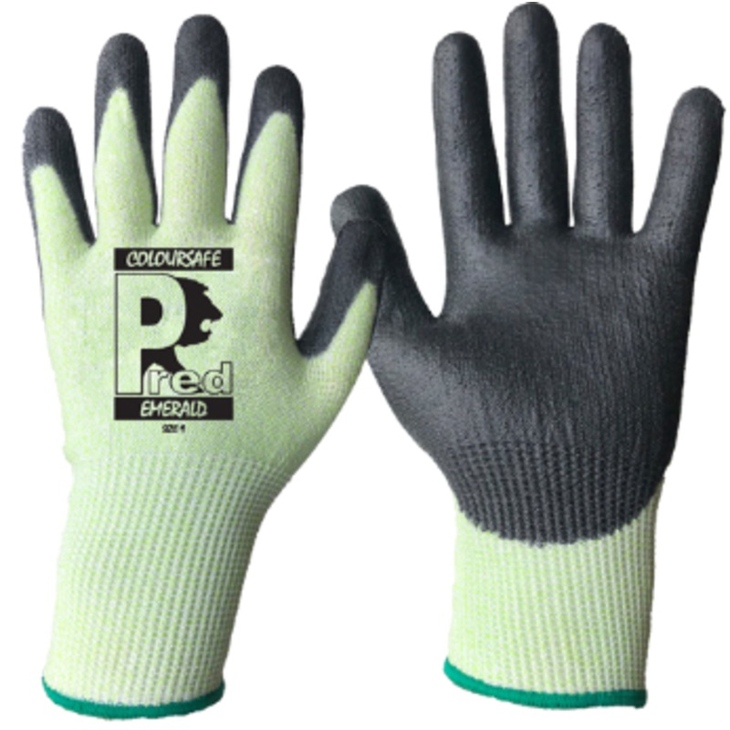 Predator Emerald Cut Level C Safety Gloves PUUH Size 09 [7996]