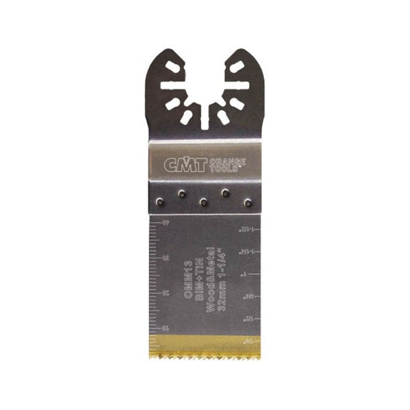 CMT OMM13-X1 Plunge & Flush-Cut Blade For Wood & Metal Extra Long Life Quick Release Oscillator Multicutter,