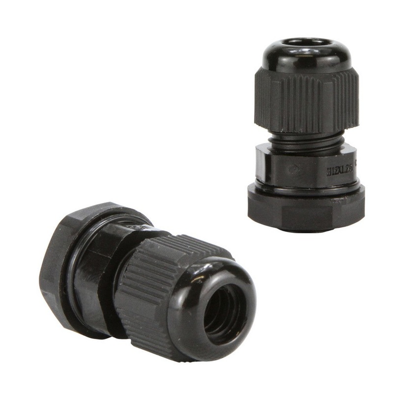 Nylon Cable Gland 12mm (10 Pack)